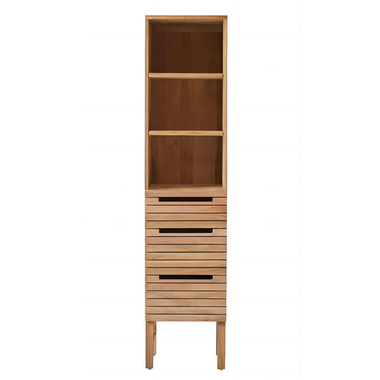 Siato Solid Wood Tall Cabinet